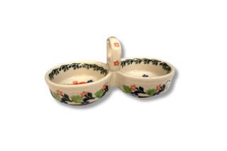 031 Bunzlau Dubbel Schaaltje 3219 023 Ribbel Schalen Ø 12 cm